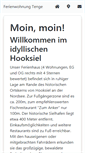 Mobile Screenshot of hooksiel-nordsee-erholung.de