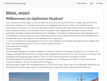 Tablet Screenshot of hooksiel-nordsee-erholung.de